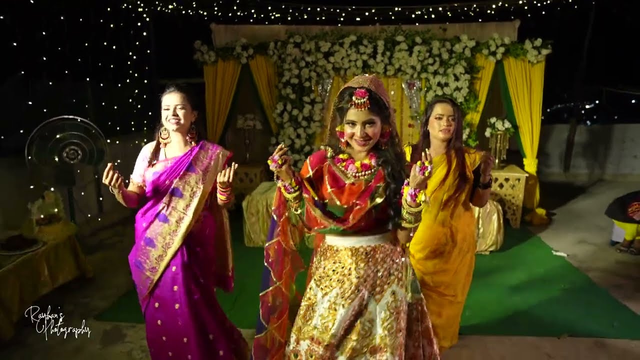 Shaba Siddika Dance In Holudi day