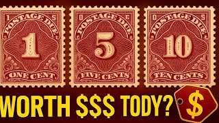 These Rare U.S. Postage Due Stamps Are Worth BIG MONEY Today! 1¢ 5¢ & 10¢ Value Explained 💰🔥