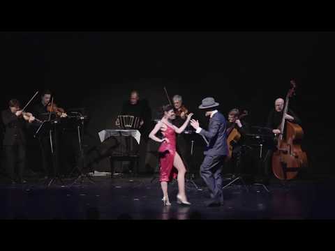  Cyrena Drusine  and  Steinar Refsdal  are  dancing  to  the  milonga  "  Taquito militar  "  in  2020
