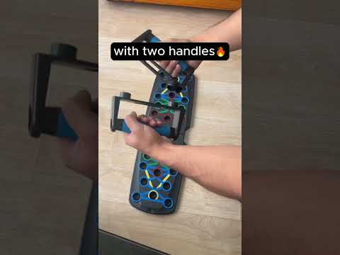 The key is to get started!💪🏼 Multifunctional push-up board designed for upper body workouts #PushUps