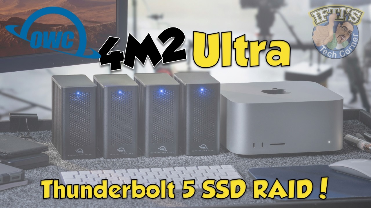 OWC Express 4M2 Ultra : 80Gbps Thunderbolt 5 NVMe SSD RAID Enclosure! – REVIEW