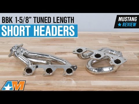 2005-2010 Mustang V6 BBK 1-5/8\" Chrome Tuned Length Shorty Headers Review