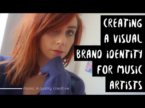 how I visually brand an artist | music artist branding