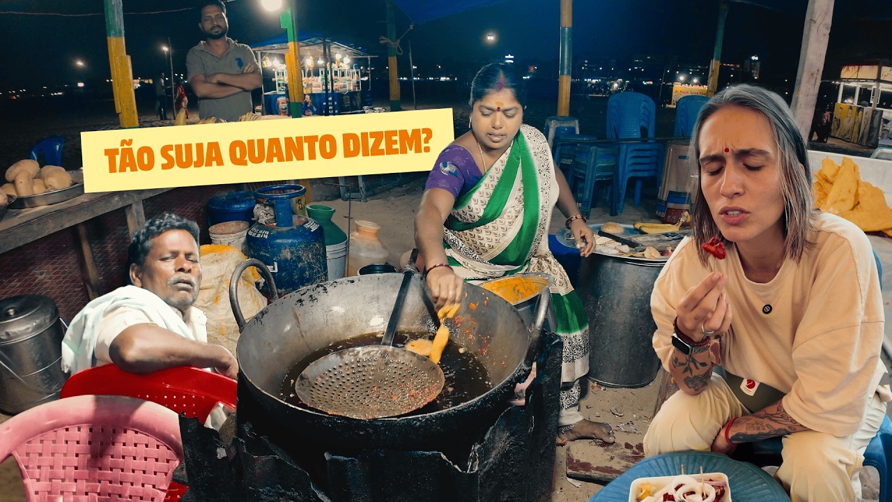 AS PIORES COMIDAS DE BEIRA DE PRAIA NA ÍNDIA