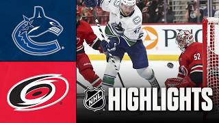 Carolina Hurricanes vs Vancouver Canucks