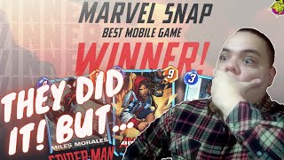 MARVEL SNAP WON MOBILE GAME OF THE YEAR! | Feedback On How To Keep Improving The Game | Series 4 & 5