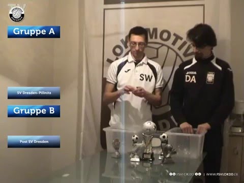 Gruppen Auslosung: E/F-Junioren FSV Lok Dresden Hallenmasters 2016