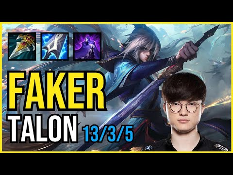 FAKER - TALON vs ZOE Mid - KR Grandmaster - Patch 11.5