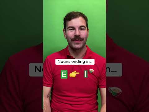 A trick for forming plurals in Italian 💪