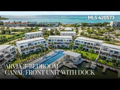 ARVIA 3-BEDROOM CANAL FRONT UNIT WITH DOCK