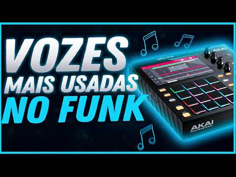 PACK de VOZES MAIS USADAS PARA PRODUZIR FUNK