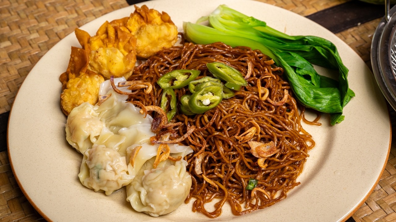 Mee Wantan Kicap Sedap Macam Kedai! Siap Sup & Wantan Goreng