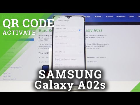 How to Activate QR Scanner in SAMSUNG Galaxy A02s – QR Codes Scanning