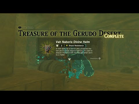 Vah Naboris Divine Helm | Treasure of the Gerudo Desert - Side Quests