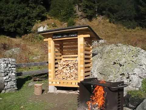 Schweizer Familie Feuerstelle - Brigels