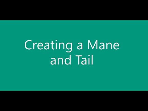 Horse Academy Design Tutorials - Creating a Mane and Tail