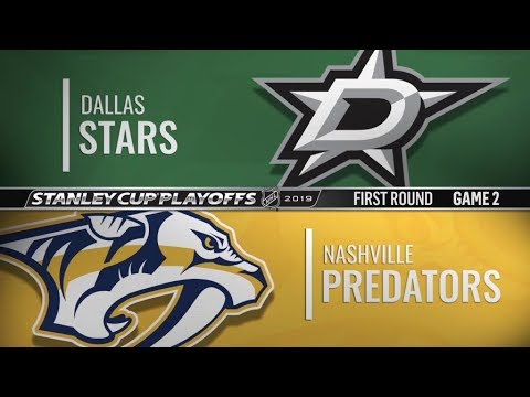Stars vs Predators  First Round  Game 2   Apr 13,  2019