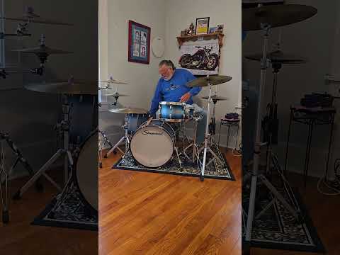 Slingerland Radio King 4pc Drum Set - Blue/Silver duco Bild 24