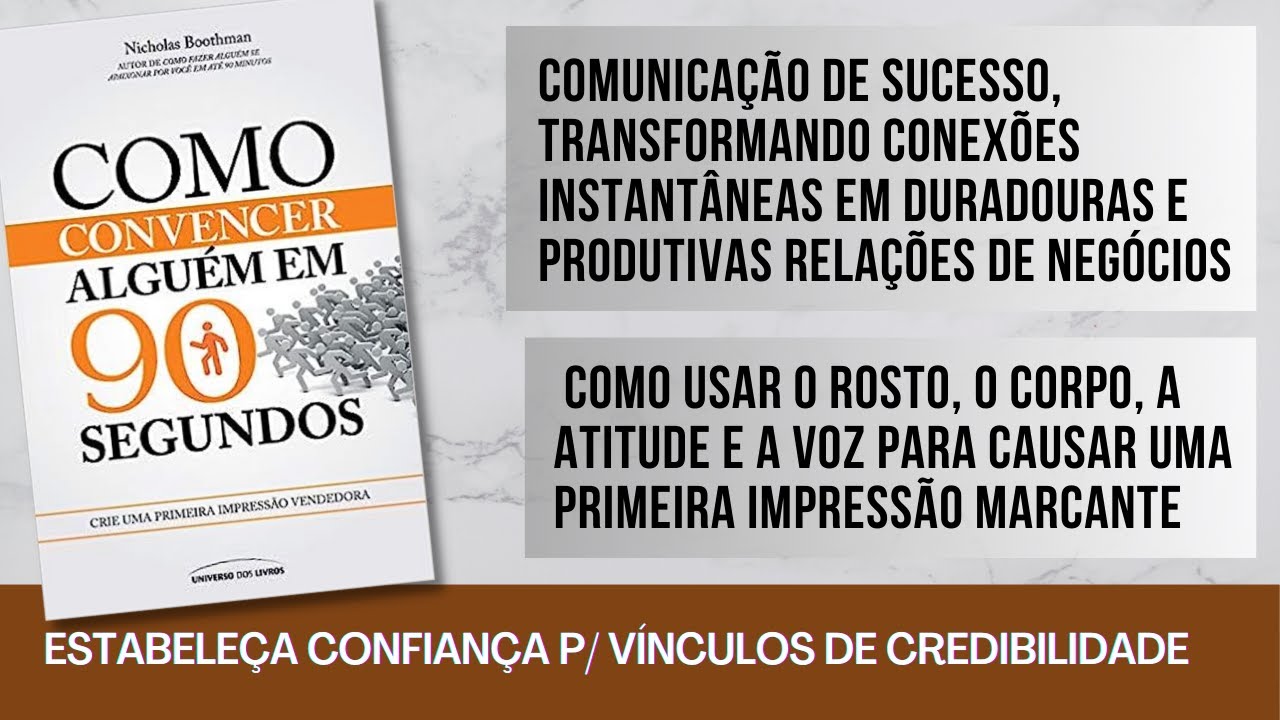 Como Convencer Alguém em 90 Segundos - Resumo - Nicholas Boothman