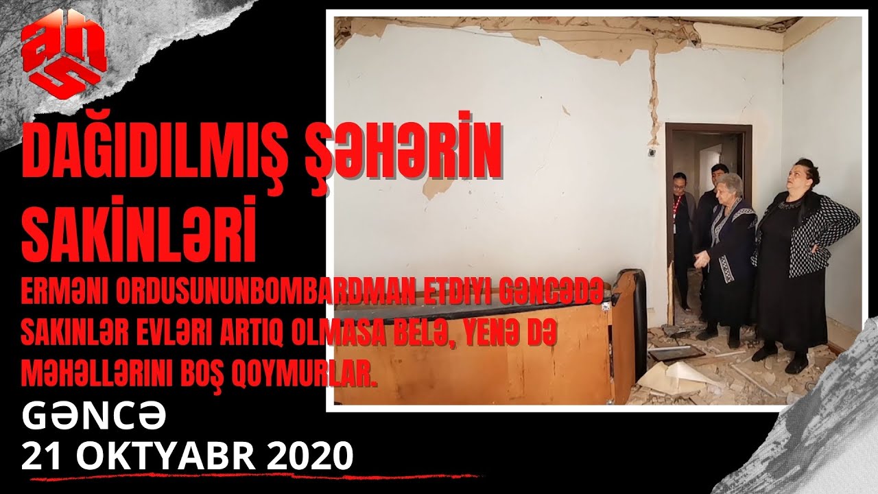 Dağıdılmış şəhərin sakinləri