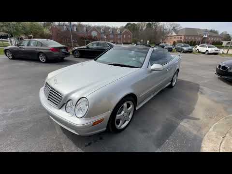 2002 MERCEDES-BENZ CLK430 CABRIOLET WALK AROUND VIDEO STOCK#124718