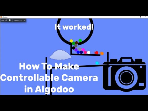 How To Make Controllable Camera in Algodoo