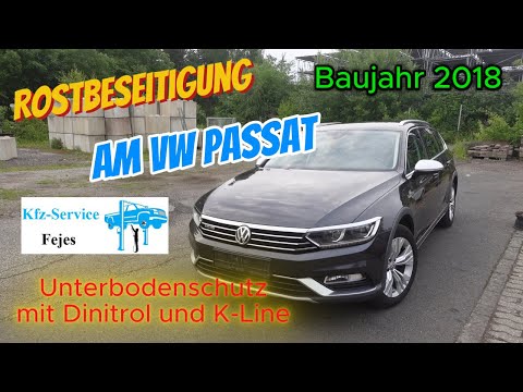 VW Passat rust treatment and sealing after 7 years