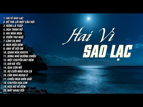 HAI VÌ SAO LẠC - 20 Tuyệt Phẩm Nhạc Vàng Xưa Hay Tê Tái Triệu Con Tim