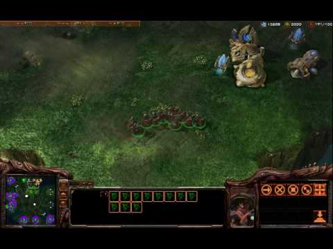 StarCraft 2 - Brood Lord and Infestors in Action