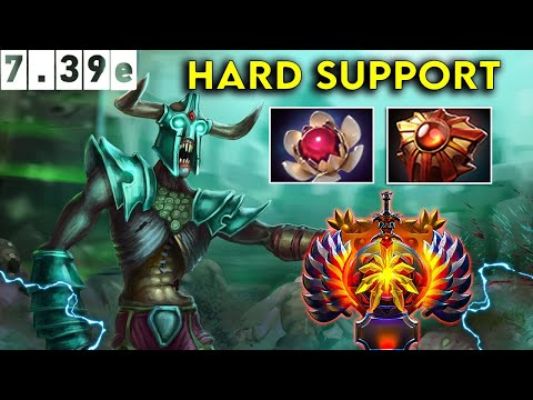 Undying Immortal Hard Support - Dota 2 Patch 7.39e Pro Pub Gameplay