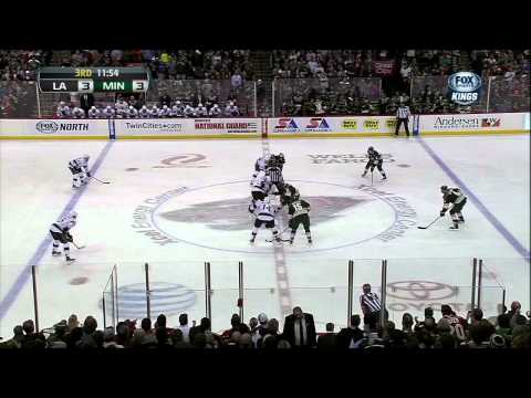 Zach Parise PPG goal 3-3 Mar 30 2013 LA Kings vs Minnesota Wild NHL Hockey