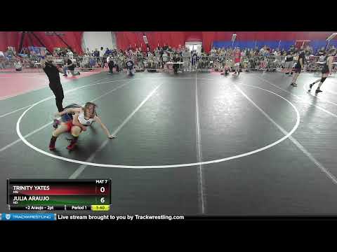 105-110 Lbs Round 1 - Trinity Yates, MN Vs Julia Araujo, ND 4668