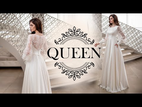 Queen Dress 2021-2117 | Elegance Collection | Свадебное платье | Wedding Dress