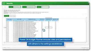 Power ON Budget Planner - Enhanced Security Features