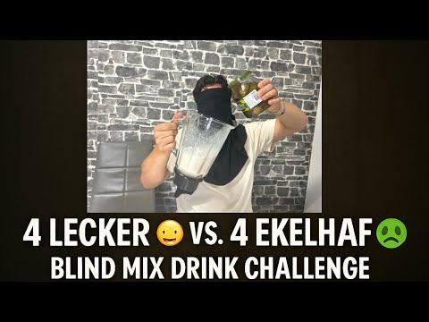 4 😋 Lecker vs. 4 🤢 Ekelhaft – Blind Mix Drink Challenge! 🎉🥤