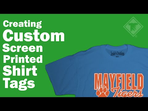 Creating Custom Screen Printed T Shirt Tags Label
