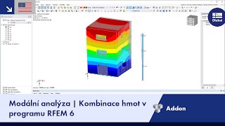Modální analýza | Kombinace hmot v programu RFEM 6