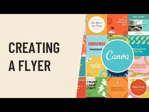 Canva:創建一個傳單 (Canva: Creating a Flyer)