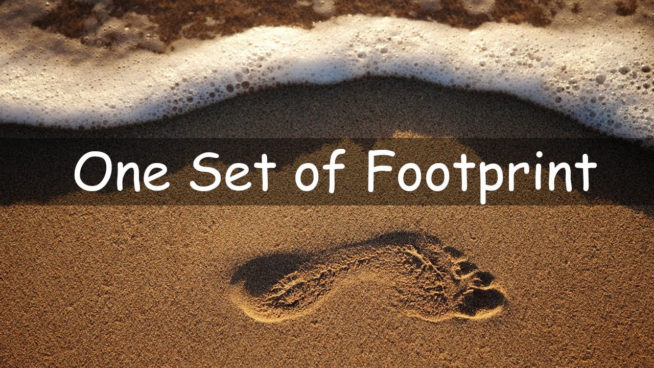 Best Christian Motivational Video - One Set of Footprints | Bro Andrew Richard