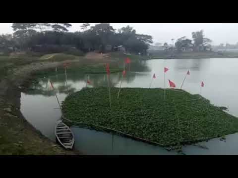 জগন্নাথপুর উপজেলার নলজুর নদীতে স্থাপিত মৎস্য অভয়াশ্রম