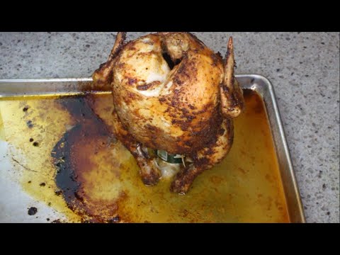 Easy Roasted Cajun Beer Can Chicken