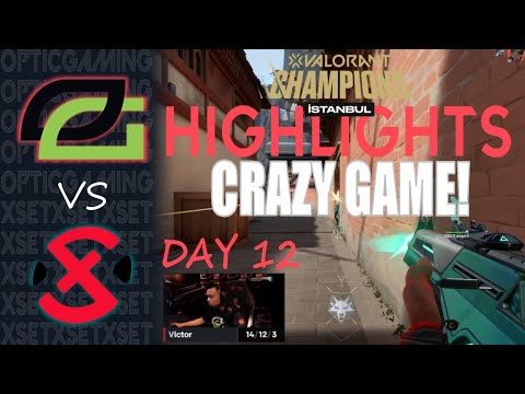 [OpTic Gaming vs XSET] Playoffs - HIGHLIGHTS | Valorant Champions 2022