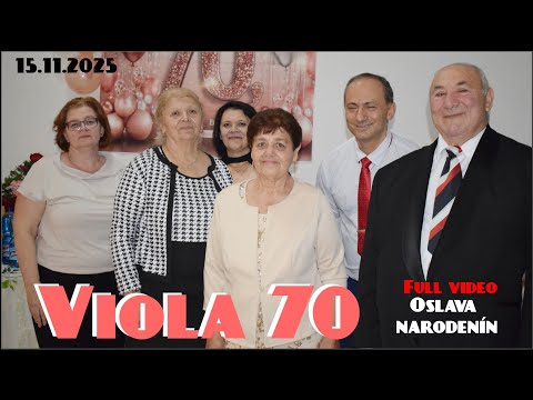 Viola '70' Oslava narodenín 15.11.2025 Full video