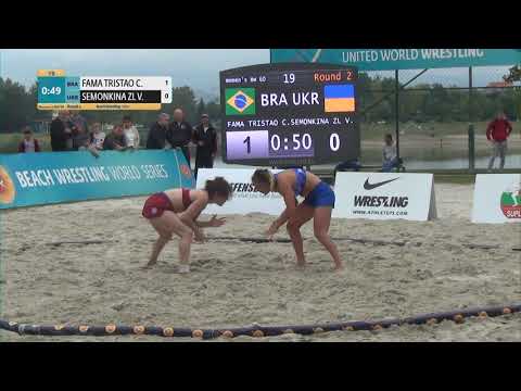 Round 2 Women's BW - 60 kg: C. FAMA TRISTAO (BRA) v. V. SEMONKINA ZL (UKR)