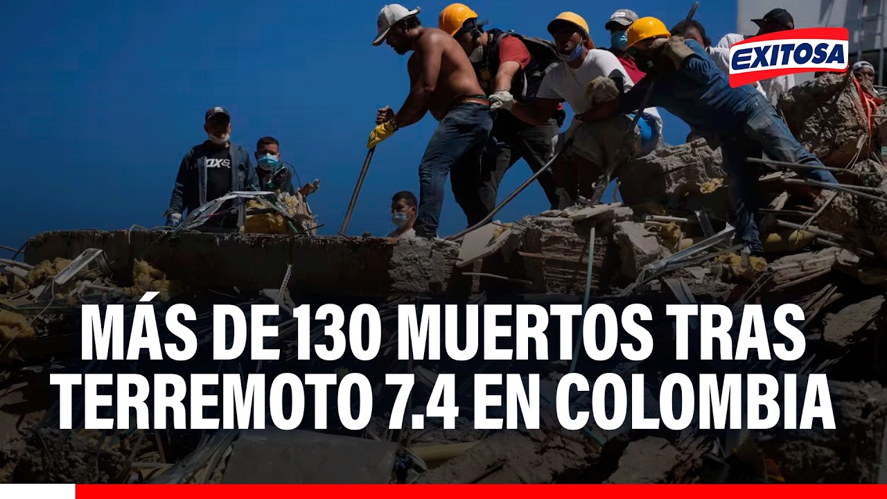 🔴🔵 Terremoto 7.4 en Colombia: Ciudades sufrieron graves daños por fuerte movimiento telúrico