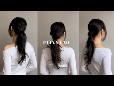 3 EASY LOW PONYTAIL HACKS