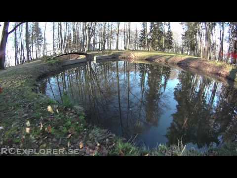 Beautiful Tricopter HD FPV - Under the bridge and into a tree 2 - RCExplorer.se