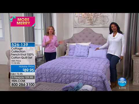 HSN | Cottage Collection Quilt Shoppe 10.17.2017 - 02 AM