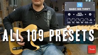 Fender Mustang GT40 - All 109 Presets