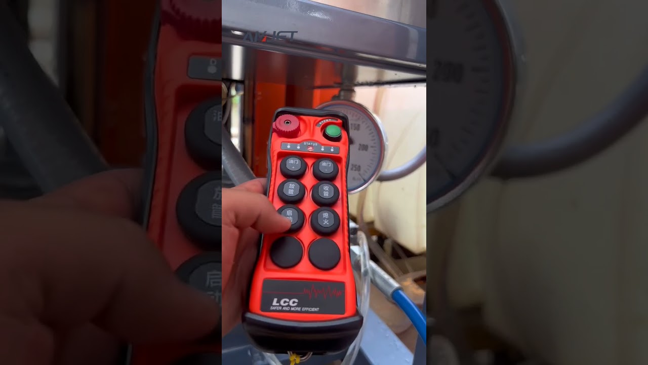 Test this 1500 bar pressure washer, very industrial